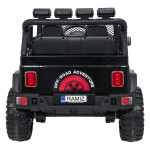 Elektrické autíčko Jeep BEAST 4x4 - MP3 - čierne